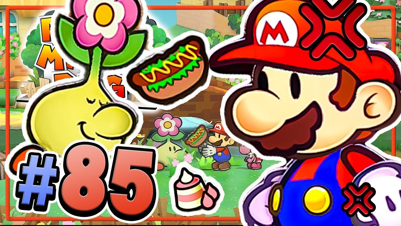 買ってきて＾＾フラワーさんはあれもこれも食べたい『ペーパーマリオRPG』を実況プレイ #85【ペパマリRPG】リメイク版