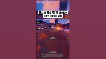 This is the MOST unique Rust base EVER #rustbase #rustclips #rustpvp #rustraid #rustshorts #rustgame