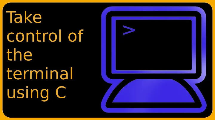 Take Control of the Terminal using C (Colours, Move Cursor, Clear Screen and more)