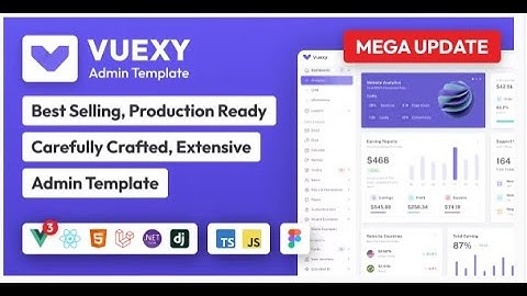Vuexy   Vuejs, React   Next js, HTML, Laravel, Asp Net & Django Admin Dashboard Template
