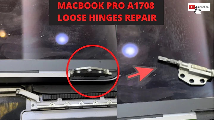 HOW TO FIX MACBOOK PRO A1708 LOOSE HINGES