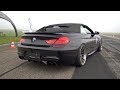 BMW M6 F12 w/ Akrapovic Exhaust - REVS, BURNOUT & RACE!