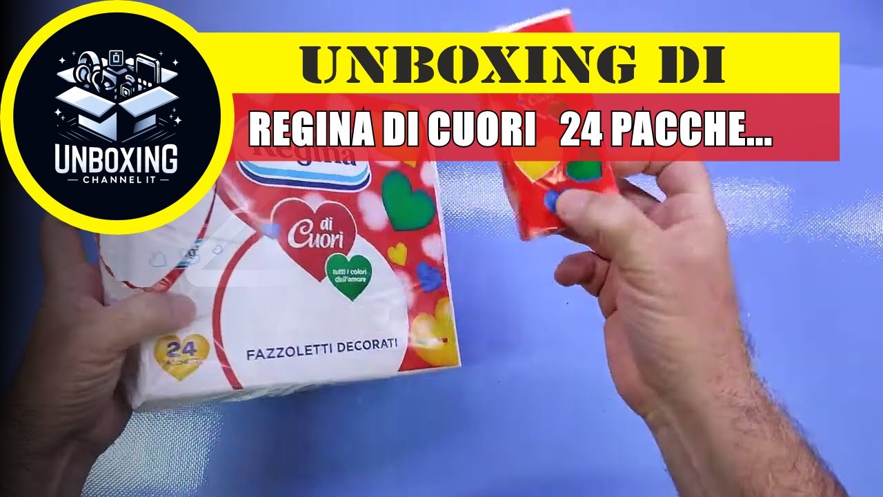 Regina di Cuori   24 Pacchetti da 9 Fazzoletti di Carta Decorati