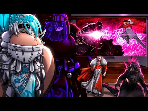Harem Of Red Godzilla React To Godzilla Evolved Vs Thragg | Monsterverse And Invincible | Animation