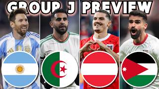 How Competitive Is Group J At The 2026 FIFA World Cup?