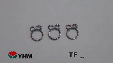 CNC Torsion Spring Machine TF Series-0.8 hose clamp- YHM