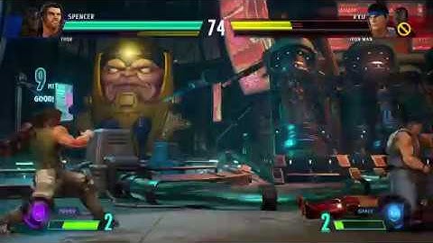 MARVEL VS. CAPCOM: INFINITE - Spencer & Thor VS Ryu & Iron Man