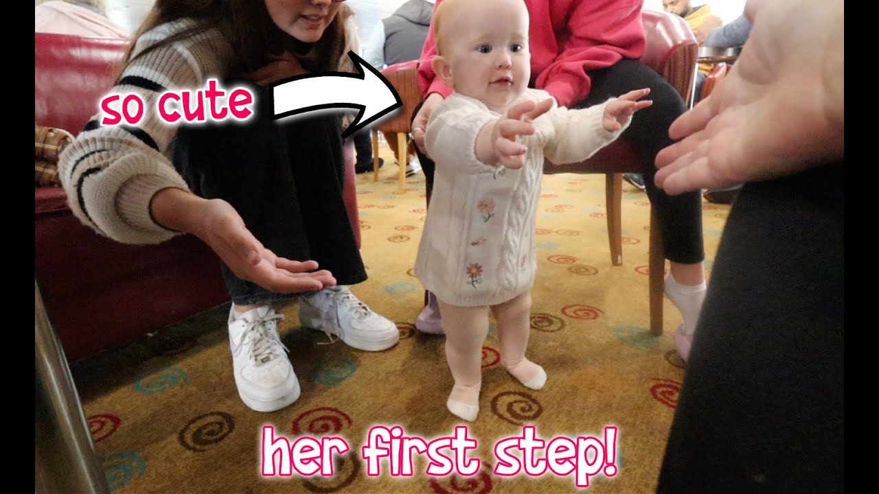 MILA TOOK HER FIRST STEP! (On a ferry on the way home!!)