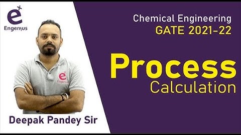 Chemical Engineering / Process Calculation : Solved Problems Multiple Units And D.O.F( GATE 2021/22)