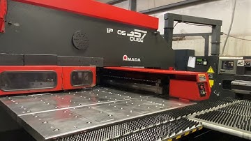 1996 - 33 Ton Amada Vipros 357 Queen CNC Turret Punch w/MP1225 Loader