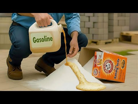 Mix GASOLINE With Baking Soda And See What Most People Don T Even Imagine Happens Creation Tips 6 