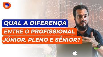 Qual a diferença entre o profissional júnior, pleno e sênior?