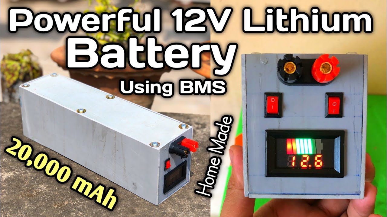 How To Make 12V lithium-ion Battery Pack at Home // 3.7v lithium ...