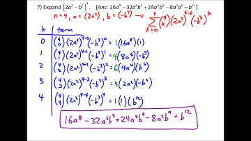 Precal Video Notes 9 3 Extra Examples