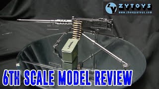 1/6th scale ZY Toys Browning M2HB .50 cal model review