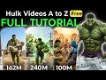 How To Create PerfectHulk Ai Videos FREE |FullTutorial |Hulk Al Video Kaise Banaye