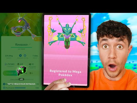 Shiny Rayquaza Registered Pokemon Go