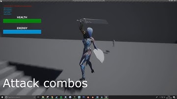 Paragon character attack animations (Unreal Engine 4)