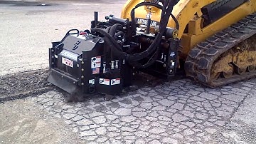 High Flow cold planer, Customer video : Blue Diamond Attachments