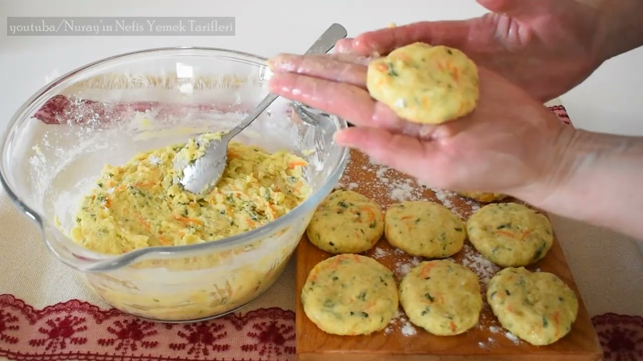ETTEN DAHA LEZZETLİ ÇOK PRATİK PATATES KÖFTESİ/YEMEK TARİFLERİ