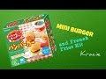 Kracie Mini Burger and French Fries Kit