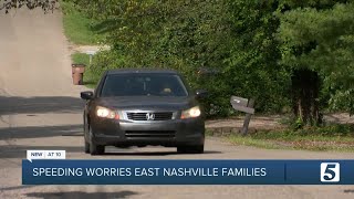 Neighbors frustrated over 'constant' speeding on East Nashville street