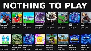 Infinite Games but No Games (Roblox)