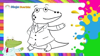 Croco Doc: Dibujar y Colorear ¡Aprende Colores! | Dibujos Divertidos