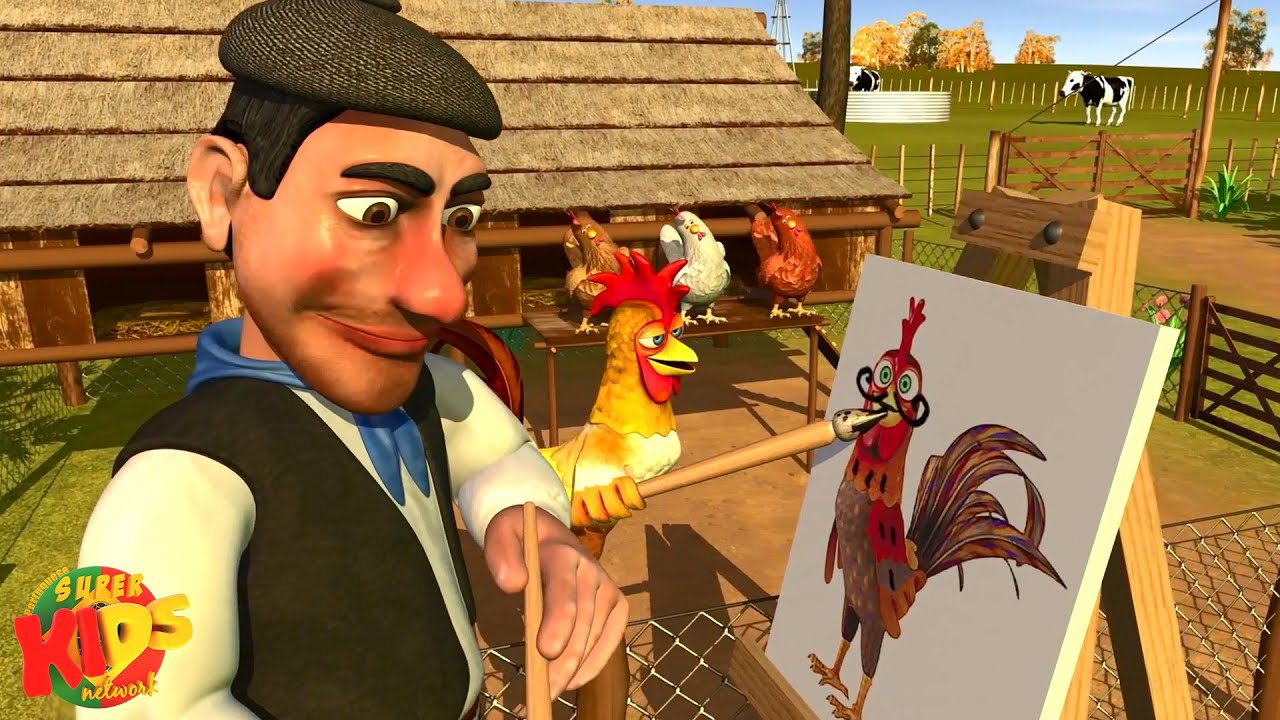 O Galo Prego Músicas Infantis + Rimas Para Crianças Por El Reino infantil