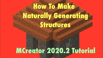 MCreator 2020.2 Tutorial - How to make Naturally Generating Structures