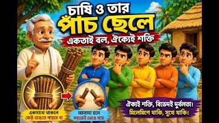 Información The Farmer and His Five Sons | The Power of Unity | Moral Story for Kids Actualización