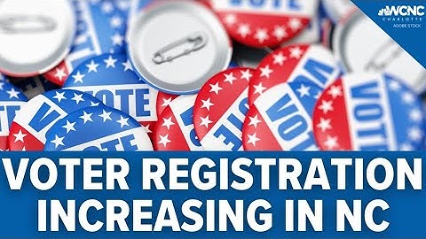 Voter registration increasing in North Carolina