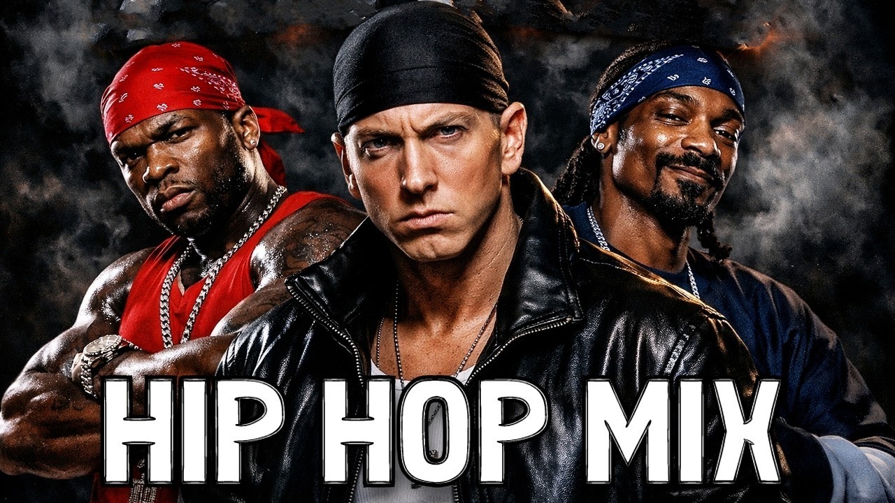 TOP OLD SCHOOL HIP HOP Ice Cube, Snoop Dogg,2Pac , Eminem, Dr Dre, DMX, Xzibit, Method Man, 50 Cent