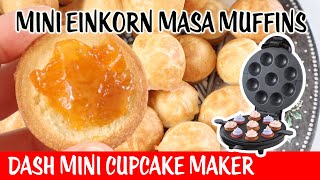 Mini Einkorn Masa Corn Muffins  Dash Mini Cupcake Maker  Day 11 Bonne Maman Advent Calendar 2023