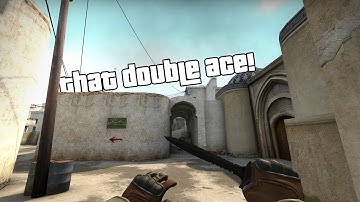 CS:GO: dust 2 Double ace!