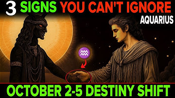Aquarius ♒ 2–5 Oktober 2025 🌌 Rahasia Mengejutkan Terungkap 😱 3 Zodiak Pengubah Hidup yang Tak Bo...
