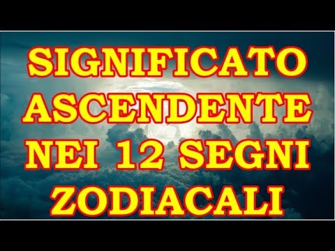 Video: Qual è il significato di ascendente?