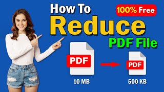 How to Reduce pdf file | How to Compress PDF File | pdf size kaise kam kare | Compress PDF instantly