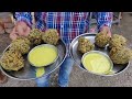 India’s Biggest Pakora - Crispy Ball Bhaji | Gota Bhajiya | Indian Street Food After Lockdown
