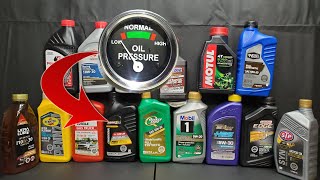 How to fix low oil pressure with thick engine oil