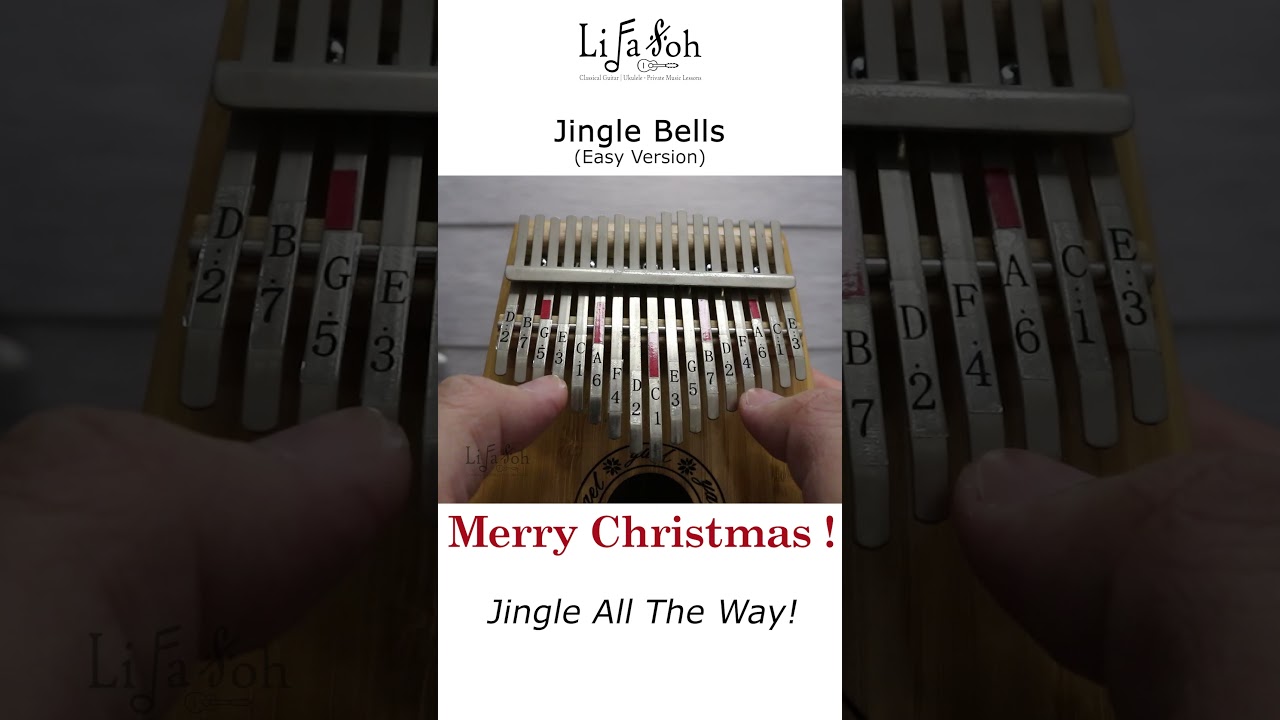 Jingle Bells Kalimba Music Cover (Short Easy Version) Shorts YouTube