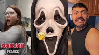 👻👻 SCARECAM Pranks Reaction 2024 #05 |Funny Scare Pranks/Jumpscare/Funny Videos