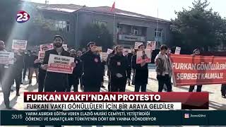 Furkan Vakfi Ndan Protesto