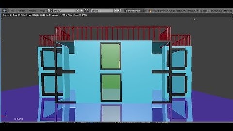 How To Create Modern House  in BLENDER IN HINDI  हिन्दी में