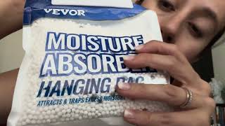 Hanging Moisture Absorber | Dehumidifier Bags (10 Pack) | FragranceFree Moisture Control for Closets