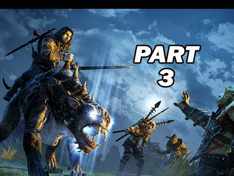 Middle Earth Shadow of Mordor Walkthrough Part 3 - Caragor Mount (PC 1080p  Gameplay) 