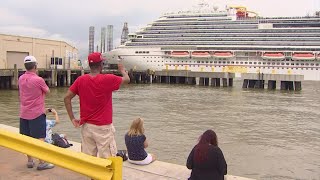 Carnival Vista is first ship to cruise out of Galveston since the pandemic shutdown
