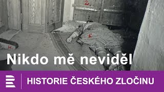 Historie českého zločinu: Nikdo mě neviděl