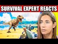 Survival Expert REACTS to ARK: Survival Evolved | Experts React