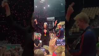 Mumle sang da vi fik medaljer til Lykkecup.